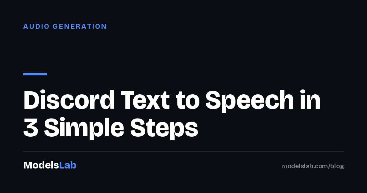 Discord Text to Speech in 3 Simple Steps 2026
