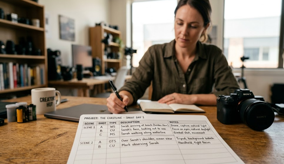 How to Make a Shot List: Templates, Examples, and AI Workflow