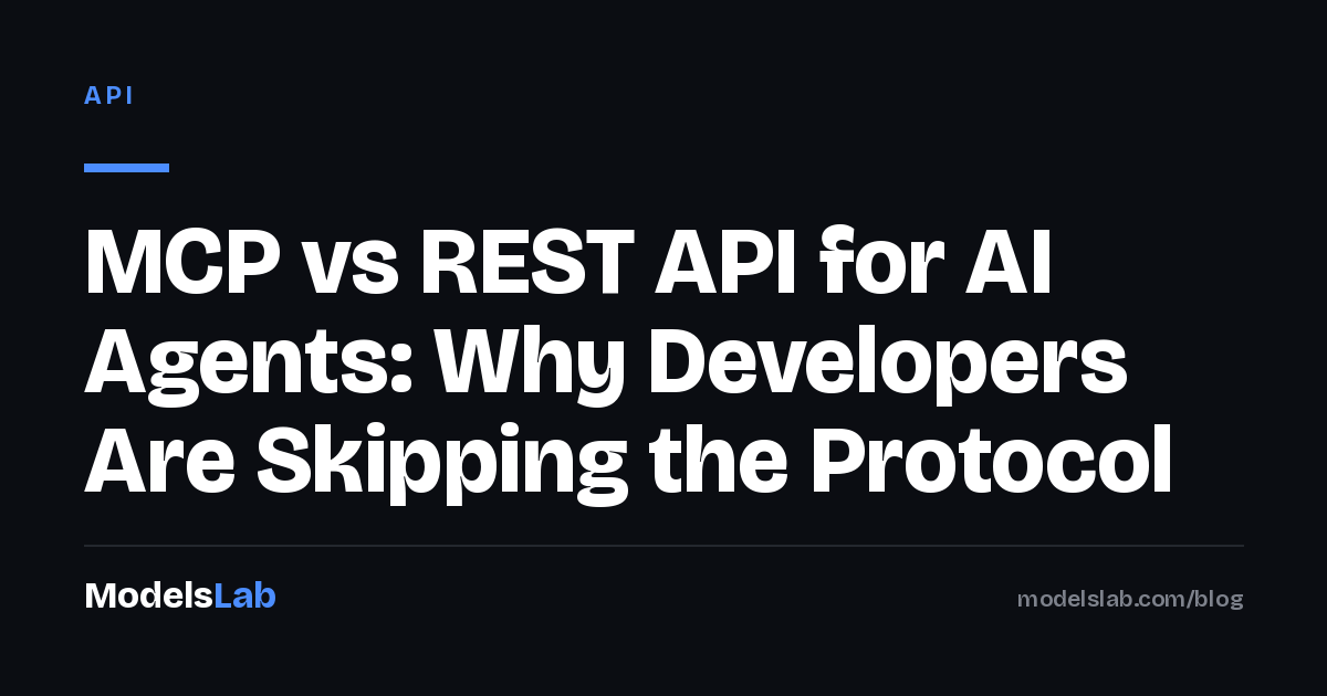 MCP vs REST API for AI Agents: Why Developers Are Skipping the Protocol 2026