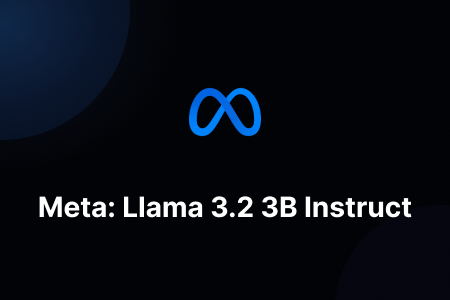 Meta: Llama 3.2 3B Instruct sample image