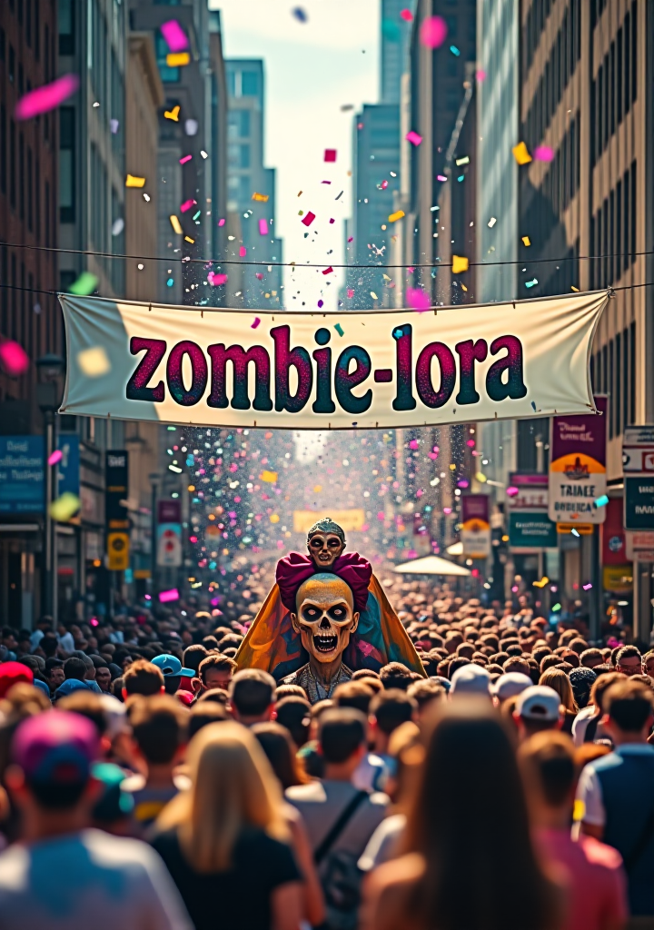 Zombie LoRA sample image