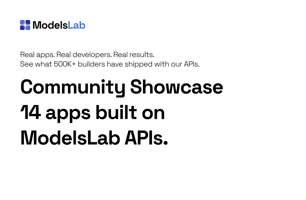 Showcase - Apps built using Stable Diffusion APIs
