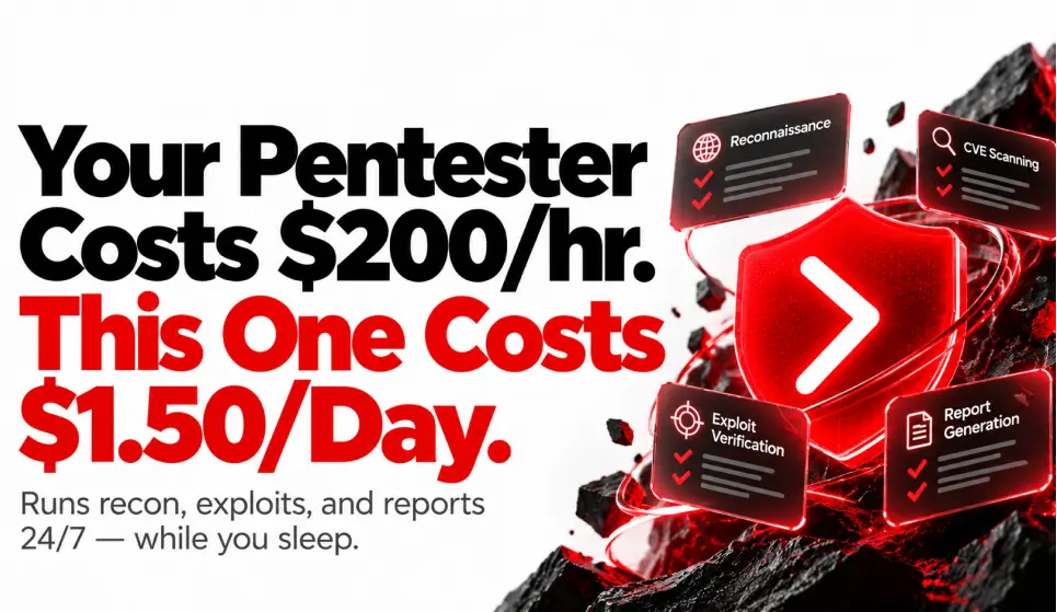 Your Pentester Costs $200/hr. This One Costs $1.50/Day.