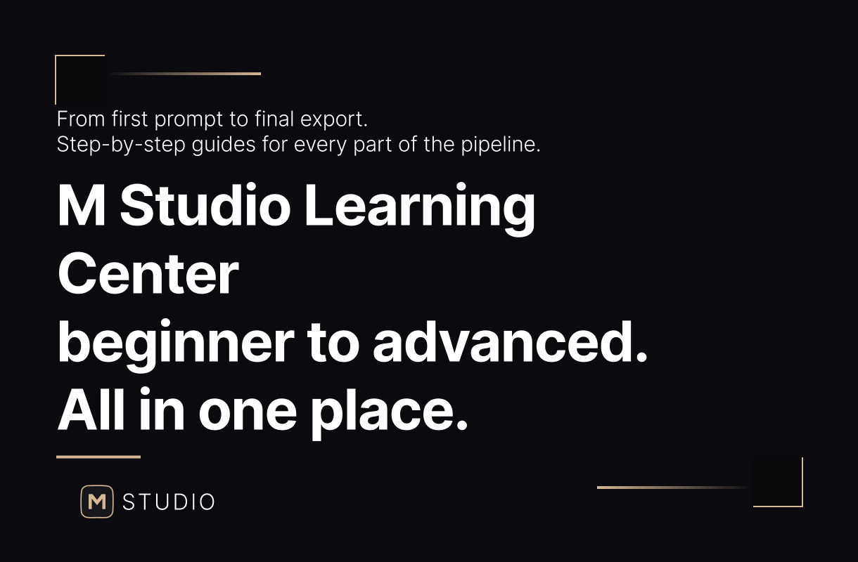 Learn & Tutorials | M Studio