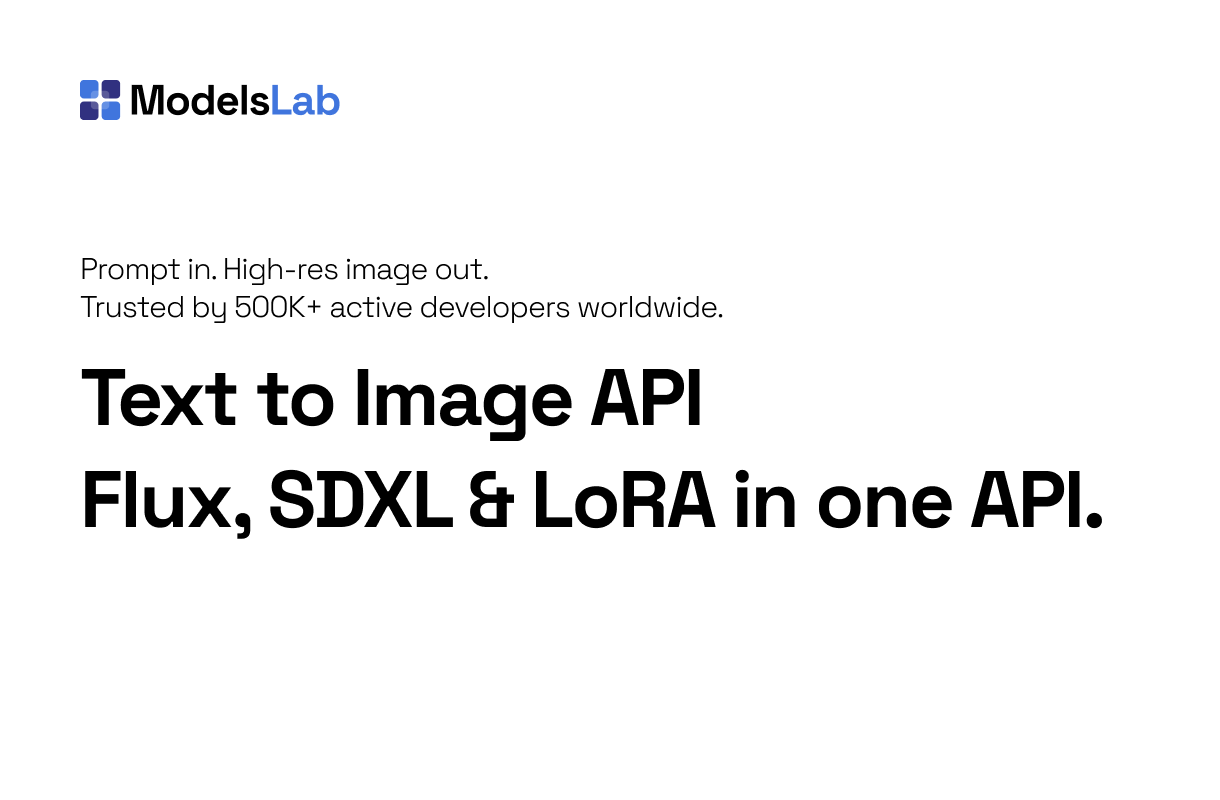 Text to Image API — Generate Images from Text Prompts | ModelsLab